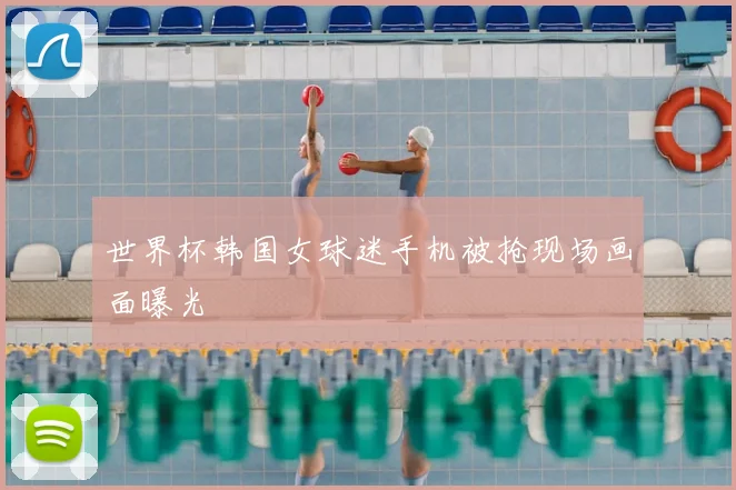 世界杯韩国女球迷手机被抢现场画面曝光